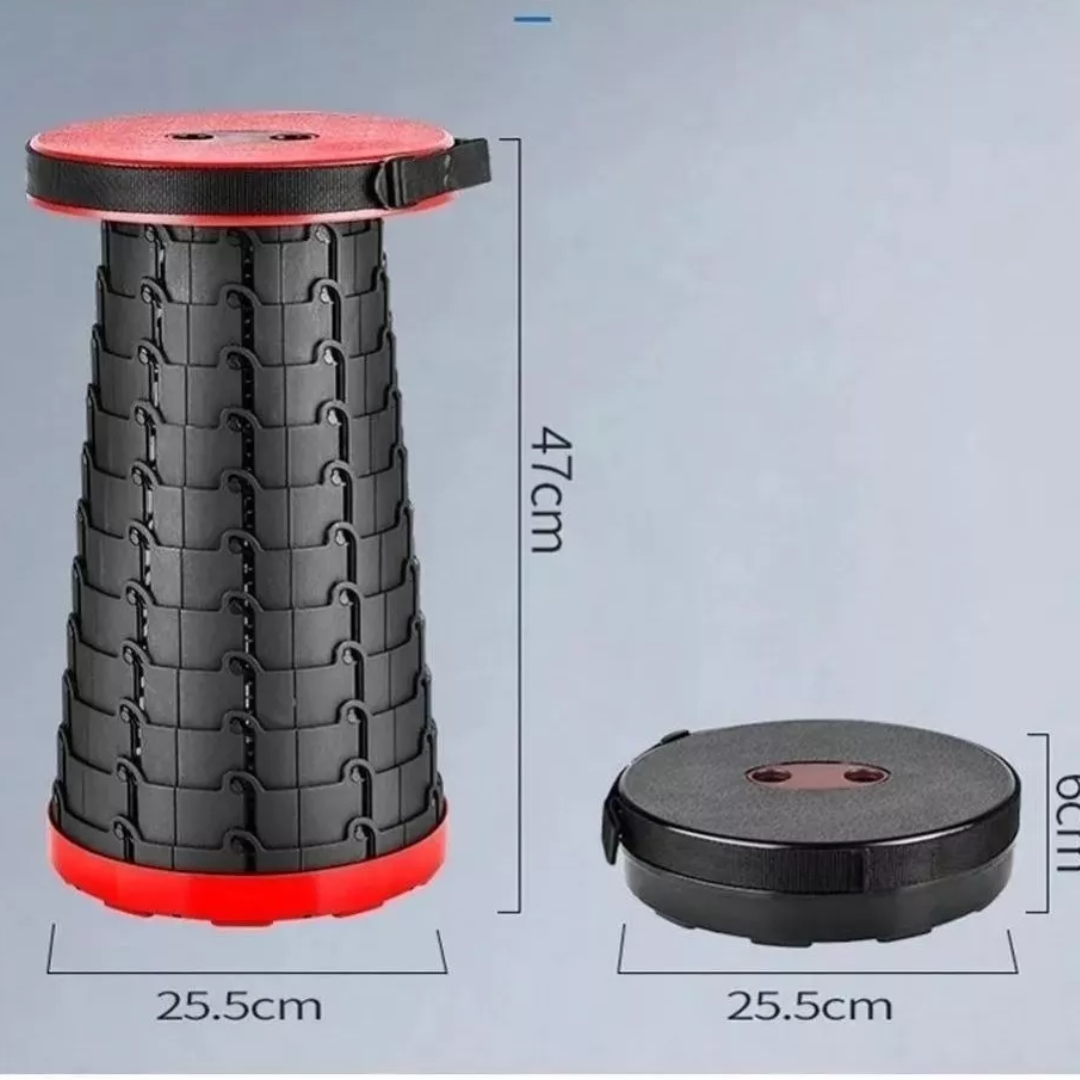 Silla Plegable Redonda Butaca Retráctil